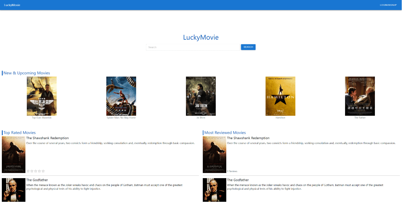 Movie Search & Recommendation Website